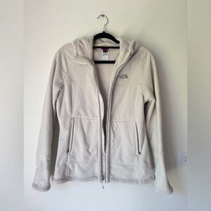 The North Face light Gray Fleece Jacket Lightweight size M